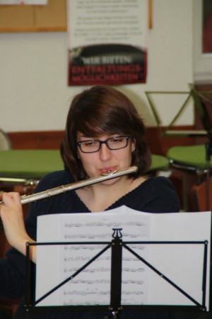 Christelle, flûtiste