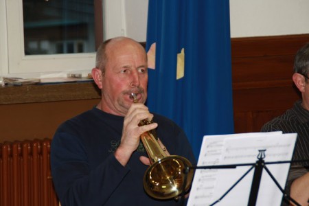 Pierrot, trompettiste